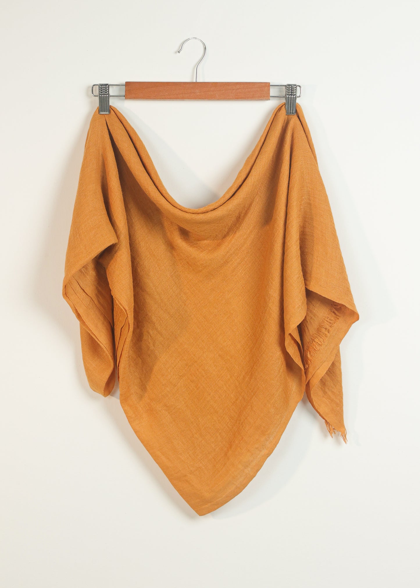Handwoven Cashmere scarf- Mary Gold
