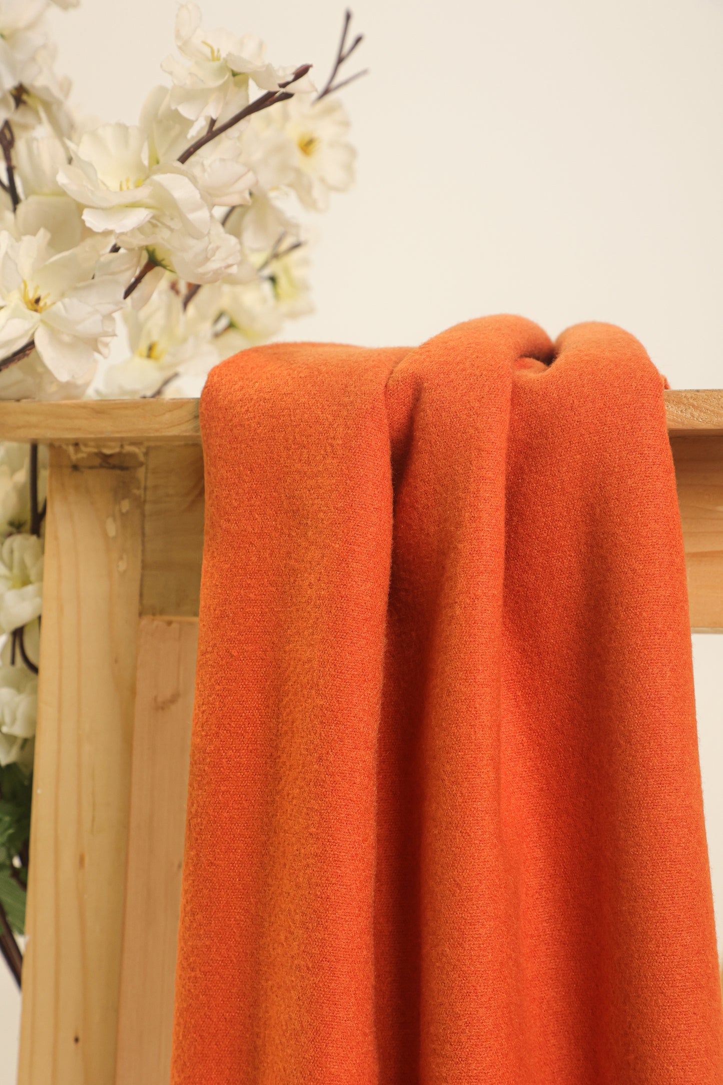 Cashmere Woolen Scarf- Rust orange